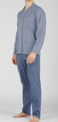 MEN'S CONFORMED OPEN PAJAMAS M/L 7017 Tellini S.r.l. Wholesale Clothing